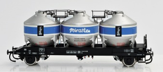 NPE Modellbau NW22168 - H0 Silowagen Zk Mirathen der DR; Ep. III